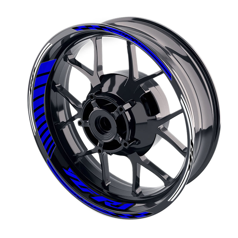 Fit Yamaha YZF R1 19-20 Logo Moto GP Stripe 17 inch Wheel Rim Sticker - MC Motoparts