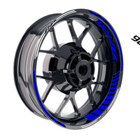 Fit Yamaha YZF R6 Logo GP 17 inch Rim Wheel Stickers Racing Check