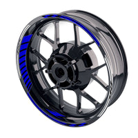 Fit Kawasaki Z750 Z800 Logo Moto GP Stripe 17 inch Wheel Rim Sticker - MC Motoparts