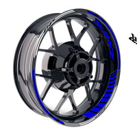 Fit Kawasaki ZX6RR Ninja ZX600 Logo GP 17 inch Rim Wheel Stickers Racing Check