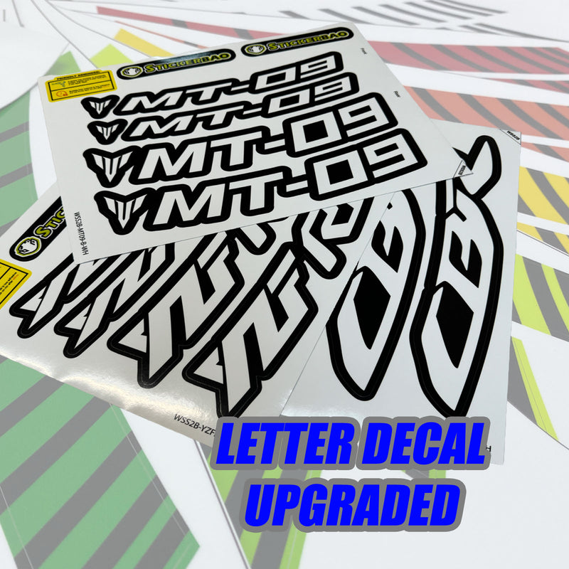 Fit Kawasaki Z1000 Logo Moto GP Stripe 17 inch Wheel Rim Sticker - MC Motoparts