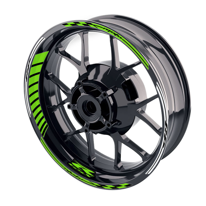 Fit Suzuki GSXR125 GSXR250 Logo Moto GP Stripe 17 inch Wheel Rim Sticker - MC Motoparts