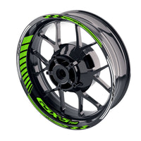 Fit Suzuki GSXS750 Logo Moto GP Stripe 17 inch Wheel Rim Sticker - MC Motoparts