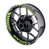 Fit Kawasaki ZX10R Ninja Logo Moto GP Stripe 17 inch Wheel Rim Sticker - MC Motoparts