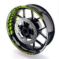 Fit BMW S1000R Logo Moto GP Stripe 17 inch Wheel Rim Sticker - MC Motoparts