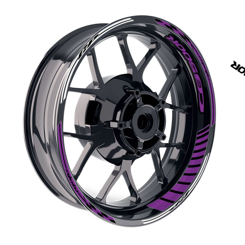Fit Honda CB500R Logo GP 17 inch Rim Wheel Stickers Racing Check