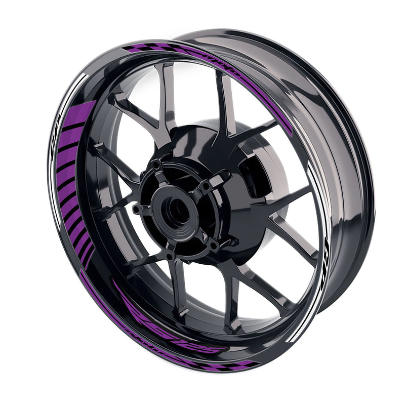 Fit Aprilia RS125 Logo Moto GP Stripe 17 inch Wheel Rim Sticker - MC Motoparts