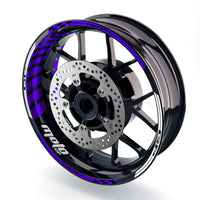 Fit Aprilia Tuono V4 RR V4R Logo Moto GP Stripe 17 inch Wheel Rim Sticker - MC Motoparts