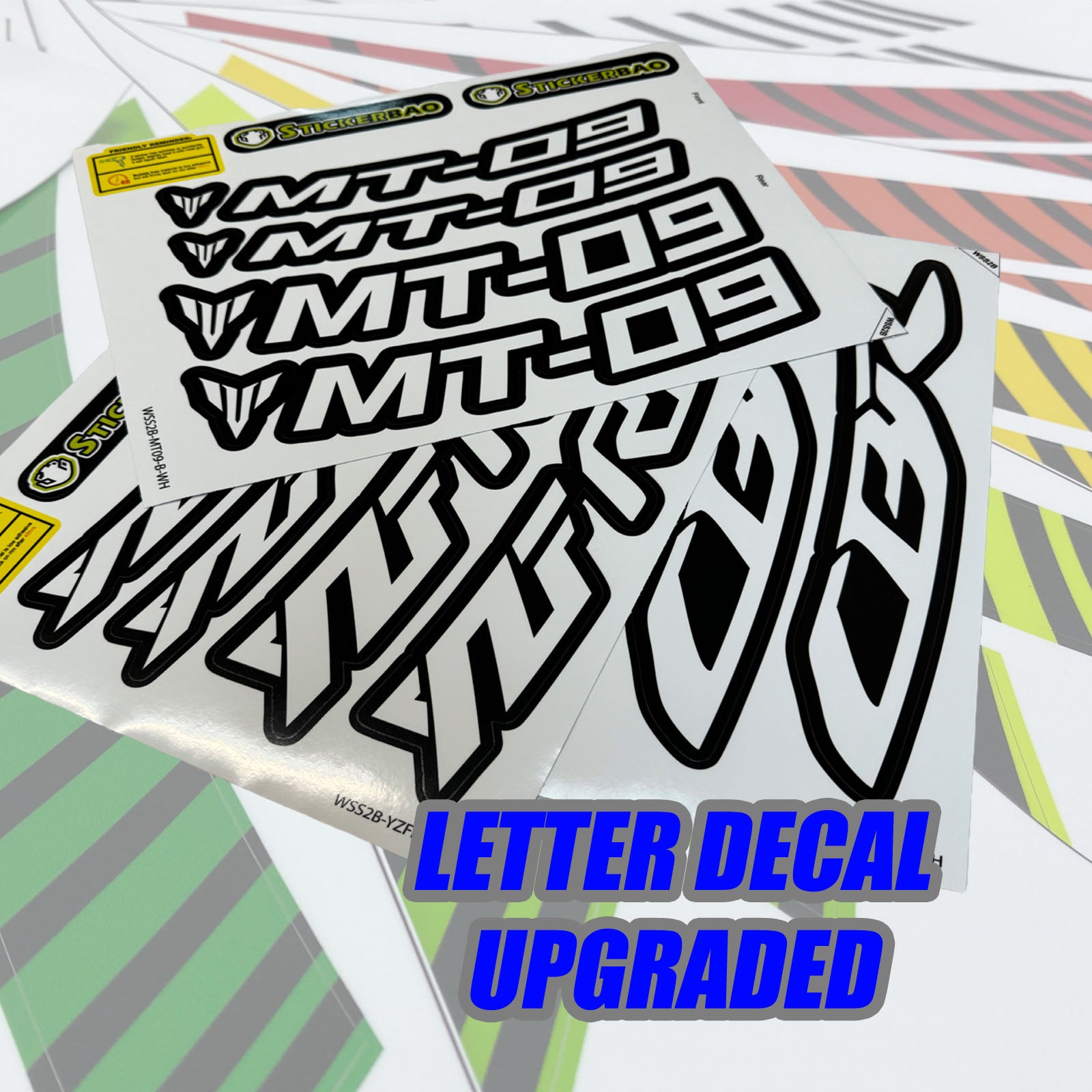 Fit Kawasaki Ninja 250R EX250 Logo Moto GP Stripe 17 inch Wheel Rim Sticker - MC Motoparts