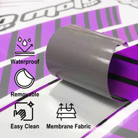 Fit Kawasaki Vulcan S 650 EN650 Logo Moto GP Stripe 17 inch Wheel Rim Sticker - MC Motoparts