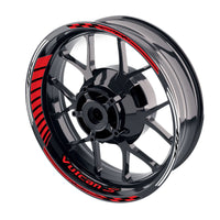 Fit Kawasaki Vulcan S 650 EN650 Logo Moto GP Stripe 17 inch Wheel Rim Sticker - MC Motoparts