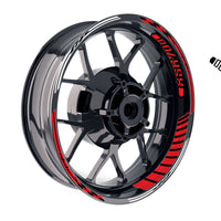 Fit Yamaha XSR 700 Logo GP 17 inch Rim Wheel Stickers Racing Check