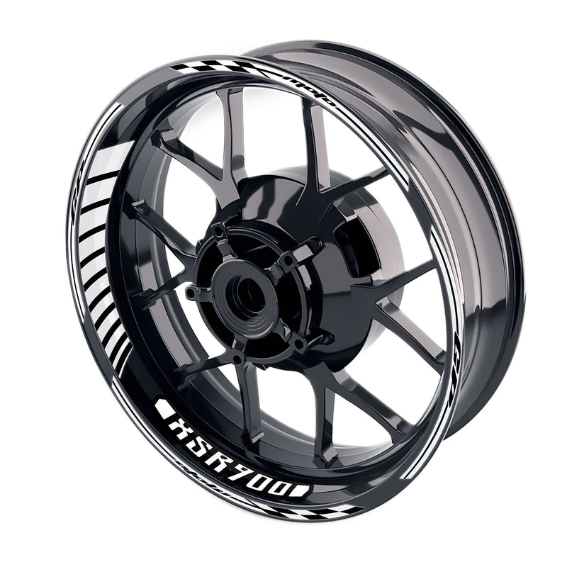 Fit Yamaha XSR 900 Logo Moto GP Stripe 17 inch Wheel Rim Sticker - MC Motoparts