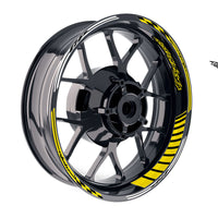 Fit Suzuki GSX1300R Hayabusa Logo GP 17 inch Rim Wheel Stickers Racing Check