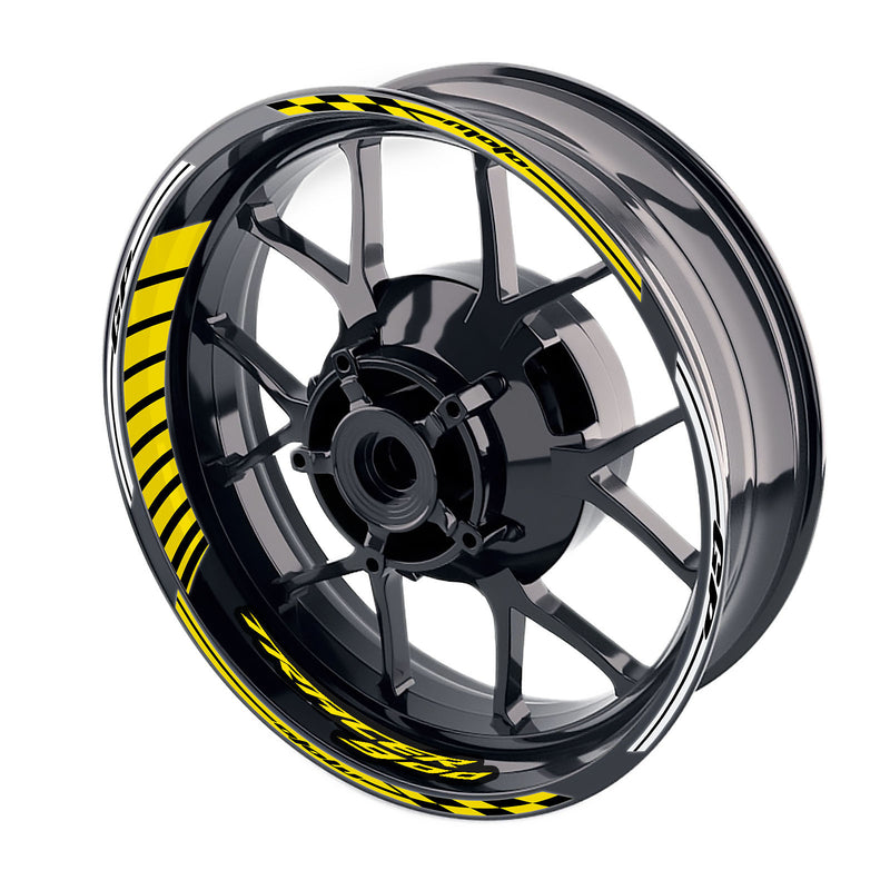 Fit Yamaha Tracer 900 FJ-09 Logo Moto GP Stripe 17 inch Wheel Rim Sticker - MC Motoparts