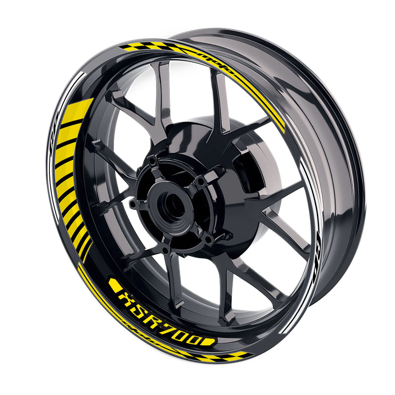 Fit Yamaha XSR 700 Logo Moto GP Stripe 17 inch Wheel Rim Sticker - MC Motoparts