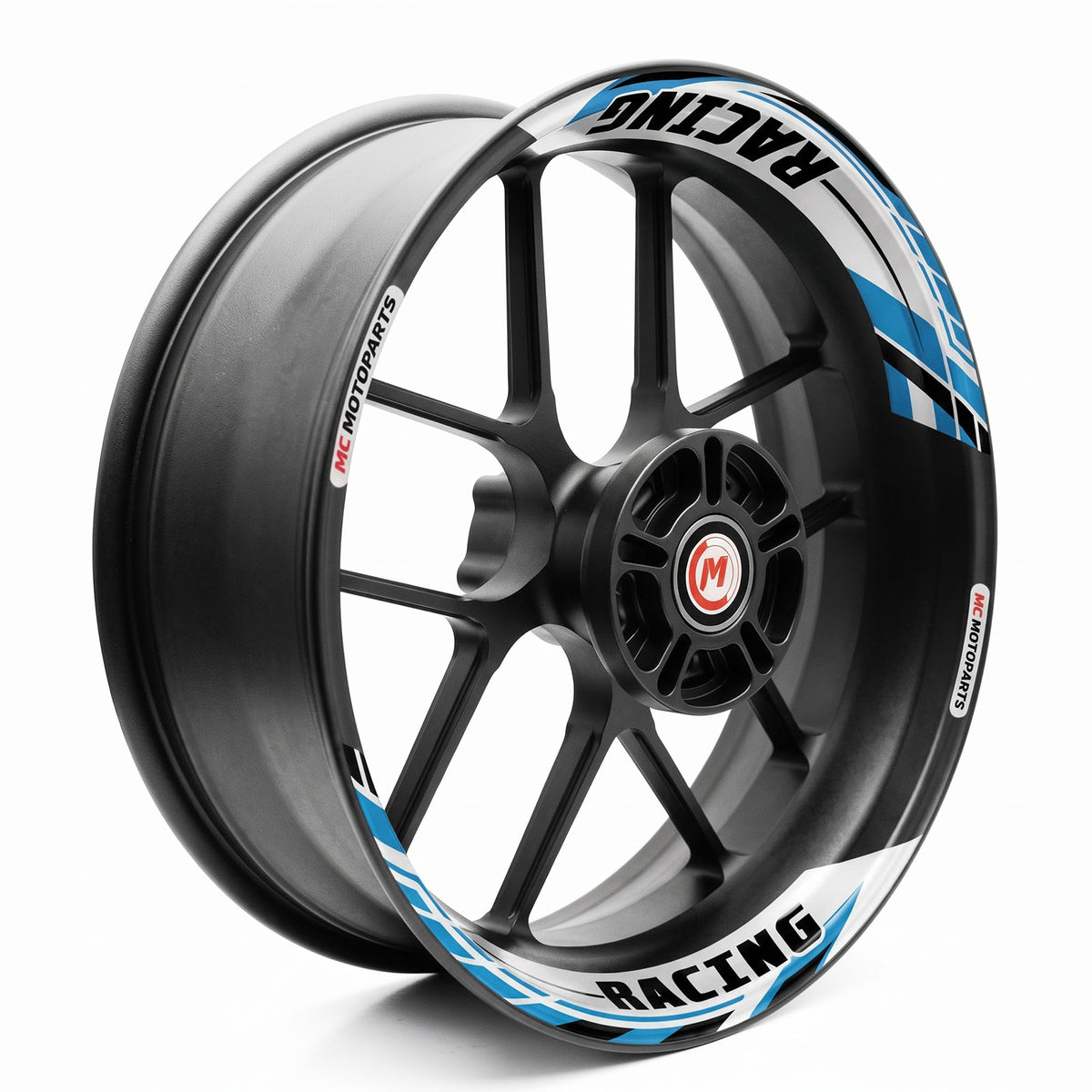 Autocollant de jante amovible J01 17 pouces, 2 pièces, avant et arrière, pour Aprilia Tuono V4R