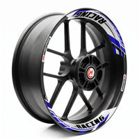Autocollant de jante amovible J01 17 pouces, 2 pièces, avant et arrière, pour Aprilia Tuono V4R