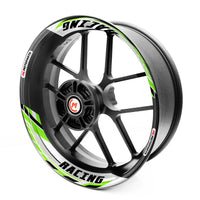 J01 17'' Llanta delantera y trasera extraíble pegatina de llanta de 2 piezas para Aprilia Tuono V4R
