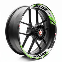Autocollant de jante amovible J01 17 pouces, 2 pièces, avant et arrière, pour Aprilia Tuono V4R