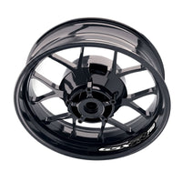 Suzuki GSXR 750 inner rim sticker set from StickerBao, wheel decals with specific design for bike rims.