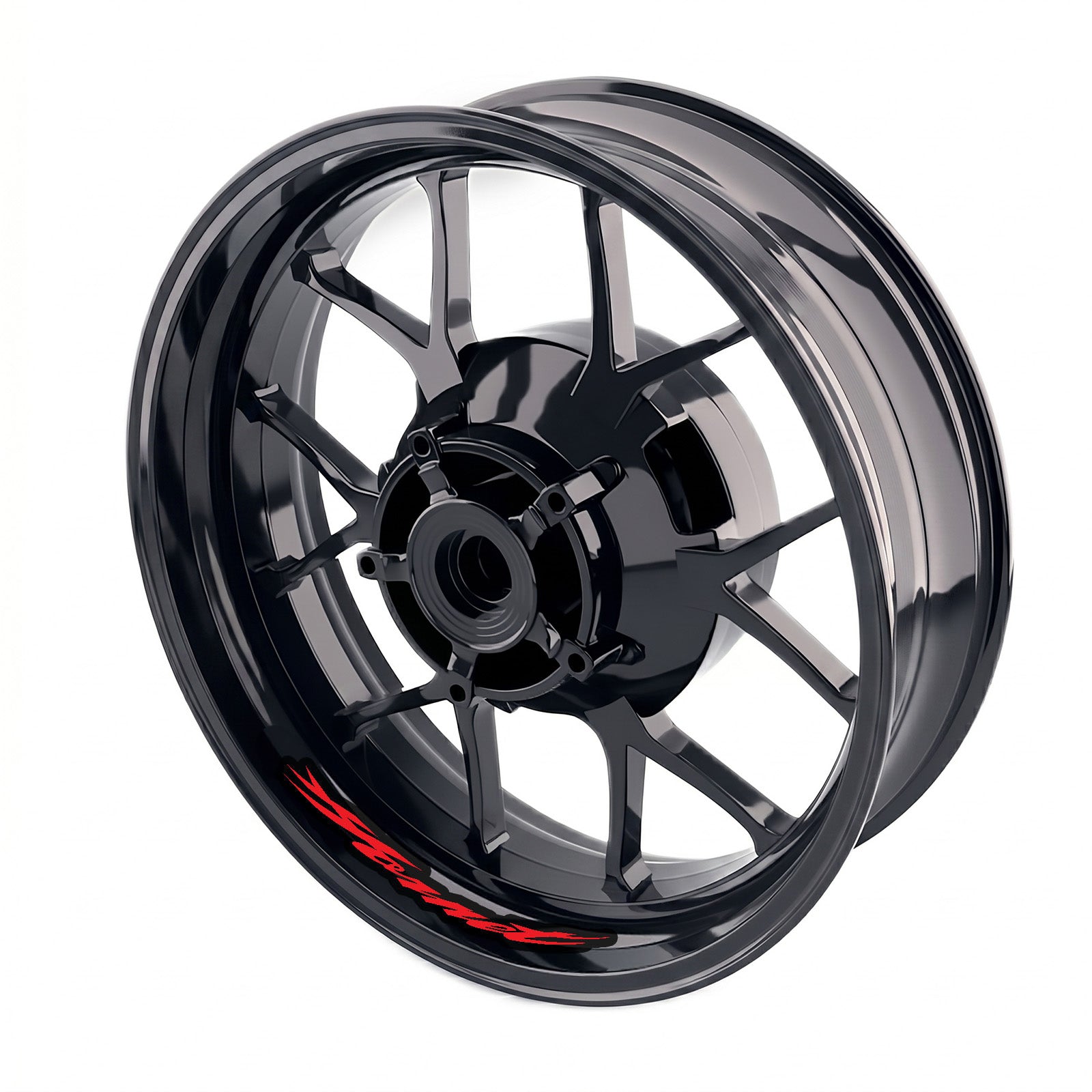Honda CB 900 Hornet wheel rim sticker set by StickerBao, bike-specific decals for inner rims with bold design.