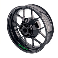 Kawasaki Ninja 1000 Z1000 SX wheel stickers set by StickerBao, featuring bike-specific inner rim decals for stylish wheel customization.