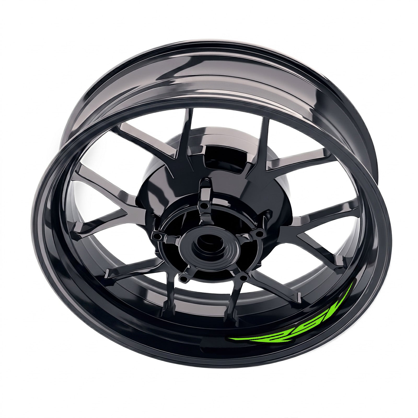 Aprilia RSV1000 R RSV Mille R bike wheel stickers and rim decals, featuring specific design for inner rims by StickerBao.