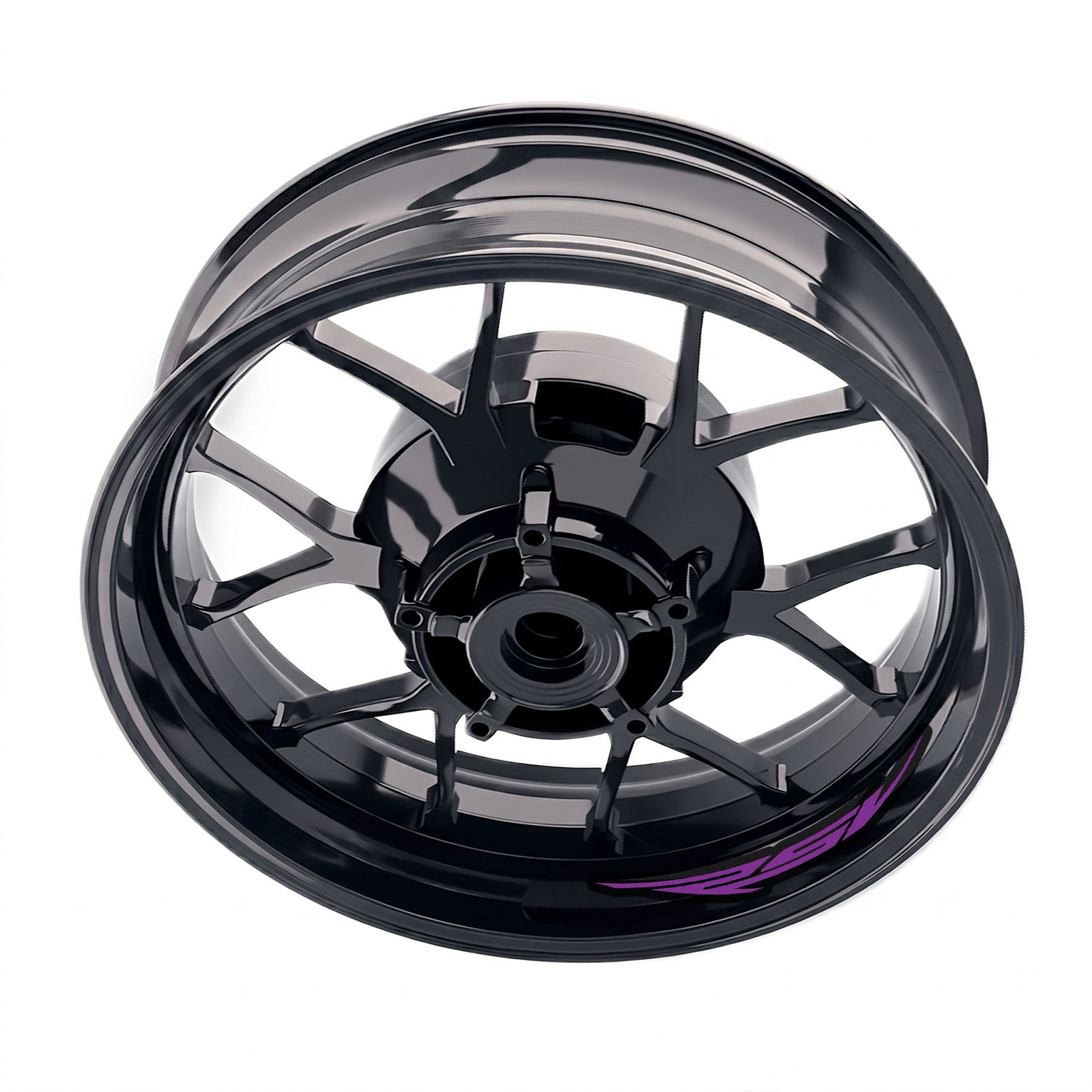 Aprilia RSV1000 R RSV Mille R wheel stickers and rim decals set by StickerBao, featuring bike-specific inner rim decals.