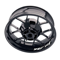 Yamaha YZF R1 inner rim sticker set by StickerBao, bike-specific wheel decals for custom rim detailing.