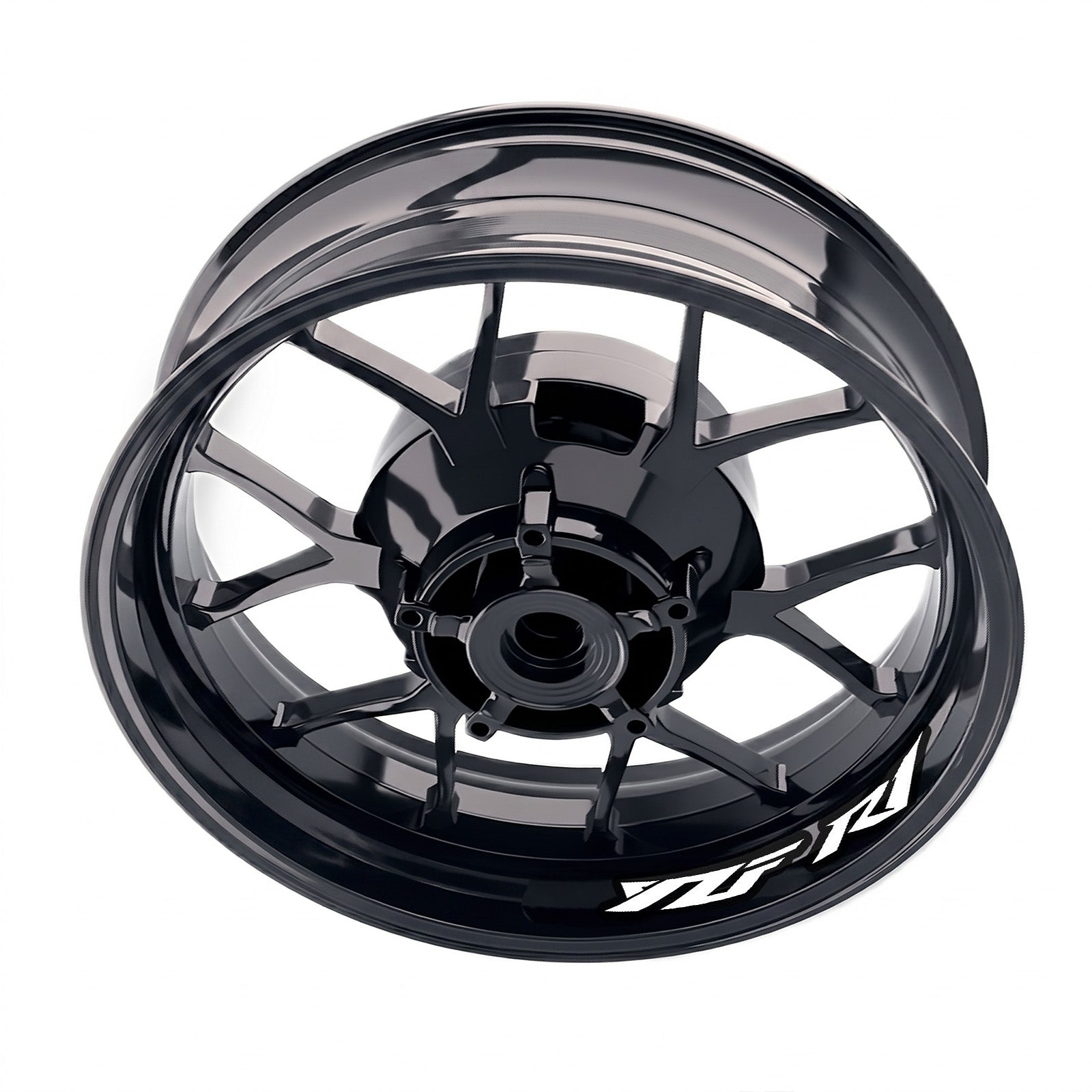 Yamaha YZF R1 inner rim sticker set by StickerBao, bike-specific wheel decals for custom rim detailing.