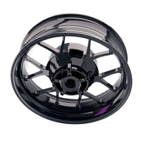 Kawasaki Z800 wheel rim decals sticker set by StickerBao, featuring bike-specific inner rim stickers for custom wheel decoration.