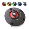 Red Quick Lock Release REVO fuel cap for mototorcycle