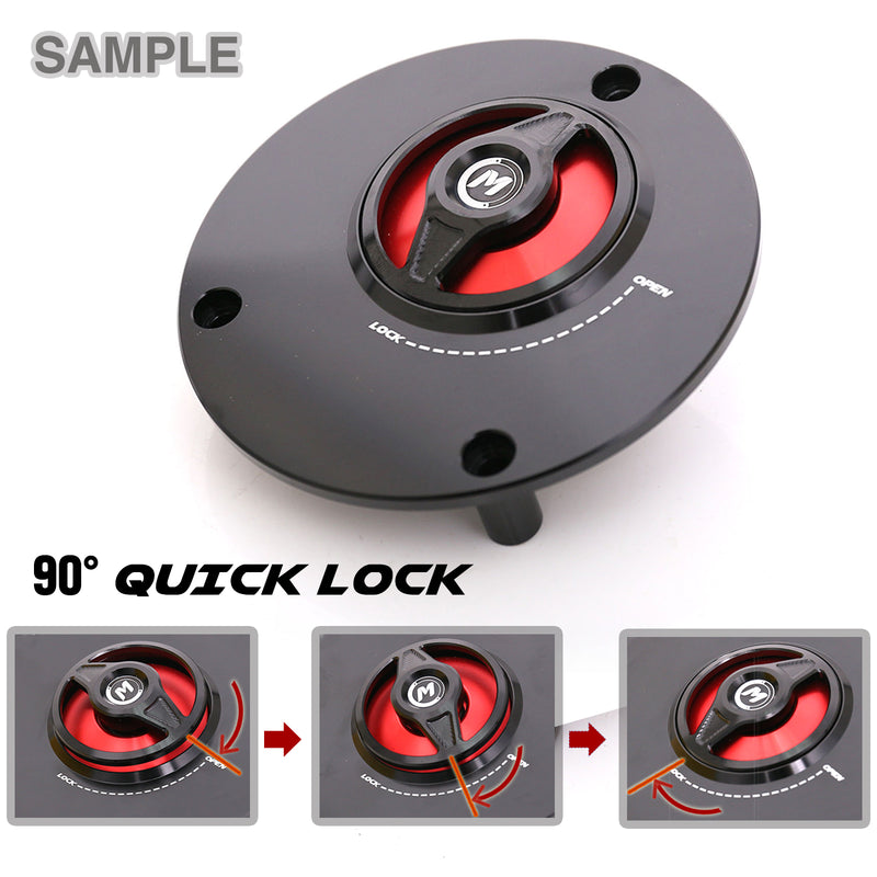 Quick Lock Release REVO fuel cap for mototorcycle