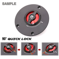 Detail about fuel cap Fit Kawasaki ZX10R ZX6R ER6F Z1000 Z900 REVO Quick Release Fuel Cap