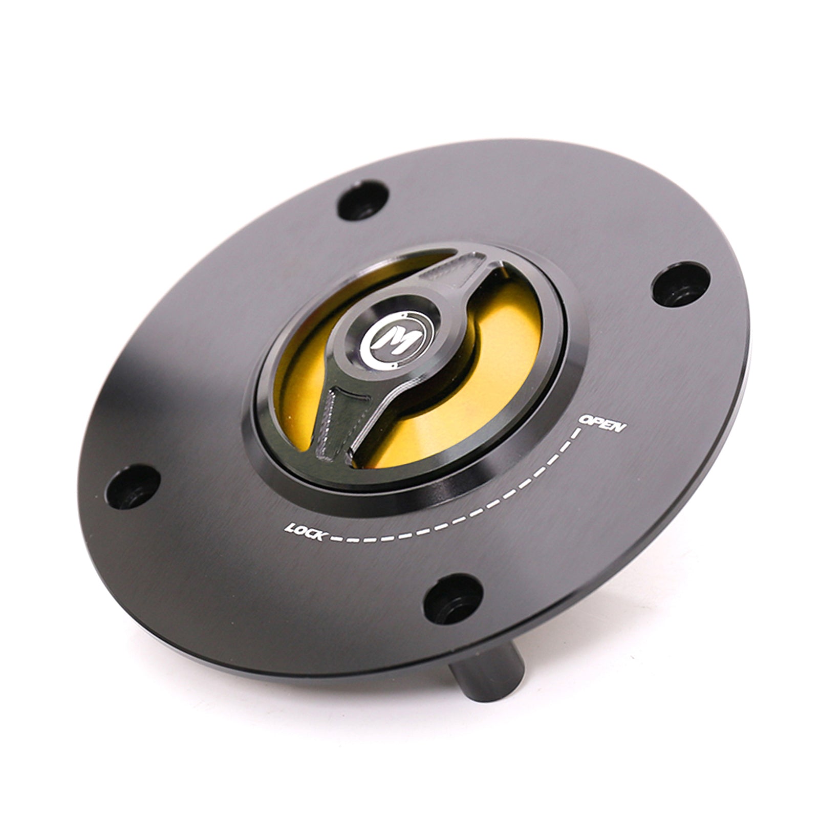 Gold Quick Lock Release REVO fuel cap for mototorcycle
