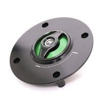 Green Quick Lock Release REVO fuel cap for mototorcycle