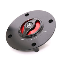 Red Quick Lock Release REVO fuel cap for mototorcycle