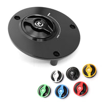 Black Quick Lock Release REVO fuel cap for mototorcycle