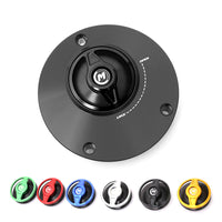 Black Quick Lock Release REVO fuel cap for mototorcycle