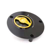 Gold fuel cap Fit Yamaha YZF R125 R25 R6 REVO Quick Lock Fuel Cap