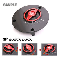 Detail about fuel cap Fit Ducati Monster 797 1200 600 REVO Quick Lock Fuel Cap