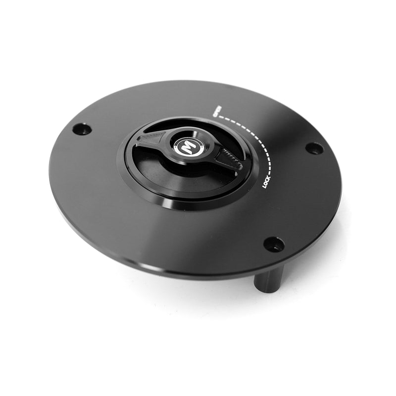 Black fuel cap Fit Honda CBR600RR CBR600F REVO Quick Lock Fuel Cap