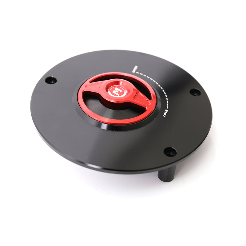 Red fuel cap Fit Honda CBR600RR CBR600F REVO Quick Lock Fuel Cap