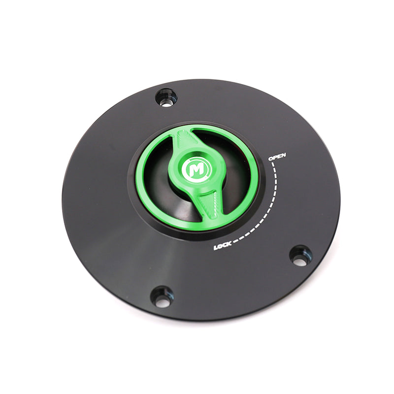 Green fuel cap Fit Kawasaki Vulcan S 650 REVO Quick Lock Fuel Cap