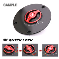 Quick Lock Release REVO fuel cap for mototorcycle