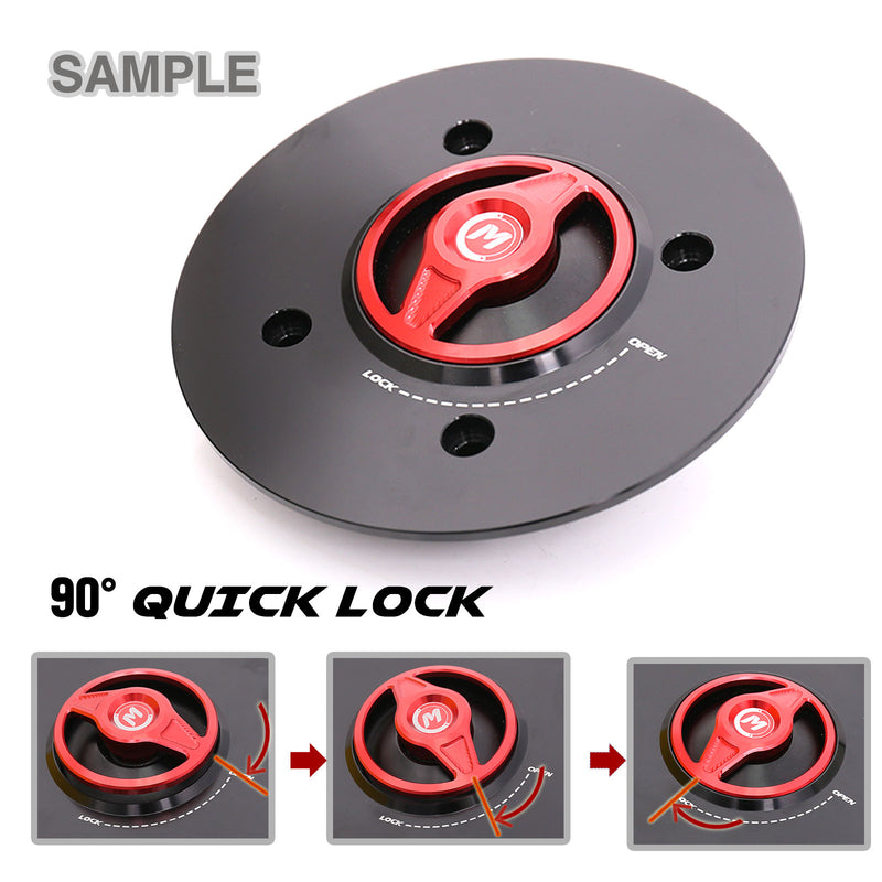 Quick Lock Release REVO fuel cap for mototorcycle