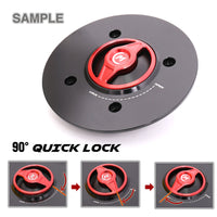 Detail about fuel cap Fit Kawasaki KLE300 Z650 REVO Quick Lock Fuel Cap