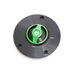 Green Quick Lock Release REVO fuel cap for mototorcycle