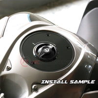 Black Quick Lock Release REVO fuel cap installation